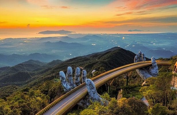 Da Nang private car: Golden Bridge, My Son & Marble Mountains