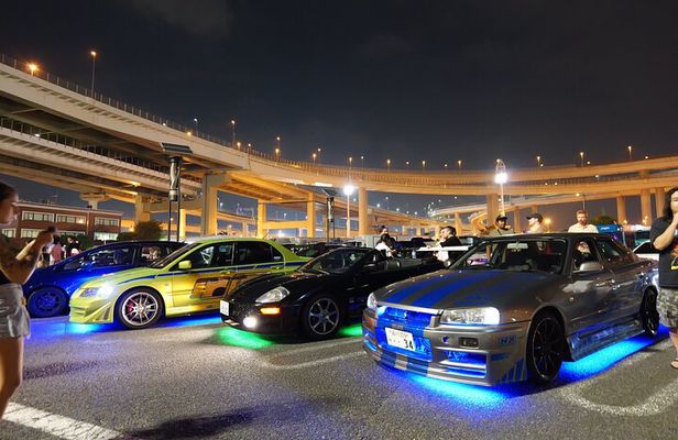 Daikoku PA JDM Meet Luxury Private Car Tour with Mercedes