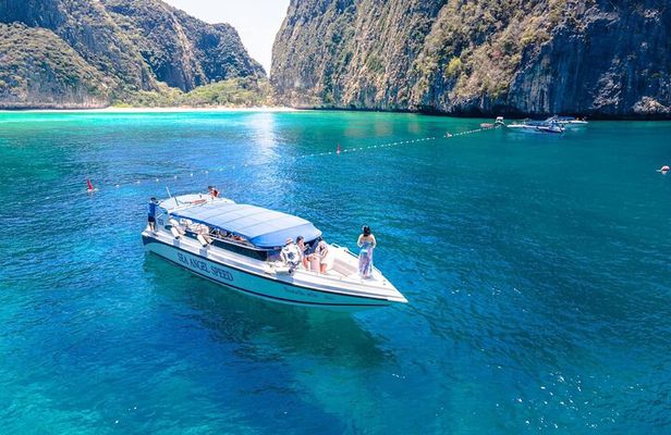 Phi Phi, Maya Bay & Khai Speedboat Tour with Park Fees Included