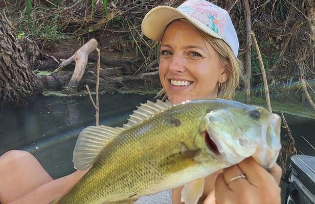 Kayak FISHING Down The Verde River Full Day 20 min from Sedona