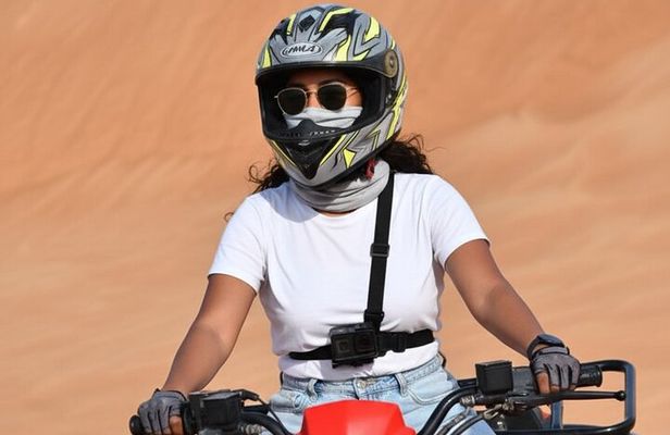 Dubai Red Dunes ATV Quad Bike Camel Ride and BBQ Dinner
