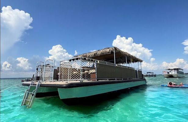 Crab Island Swim Aboard the Tipsy Tiki