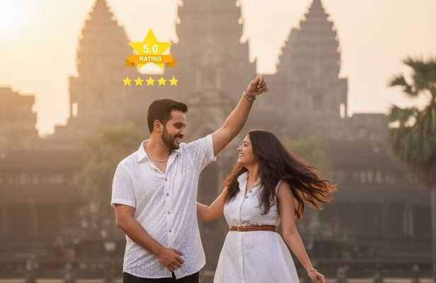 Sunrise at Angkor Wat with Expert Guide & Photographer