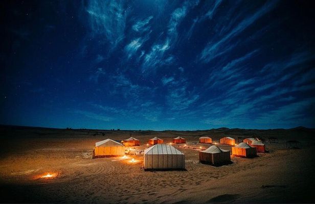 Private Night Desert Safari, Dune Bashing, Camel ride and Bonfire