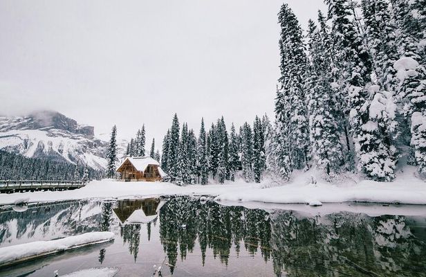 Winter Day Trip: Lake Louise, Marble Canyon, Emerald Lake, Banff 