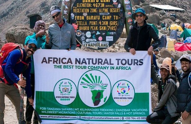 Affordable 7-day Machame Route on Kilimanjaro Group Hiking Tour 
