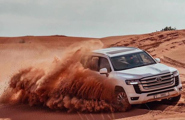 DOHA :Half Day Desert Safari Sandboarding Camel & Inland sea Tour