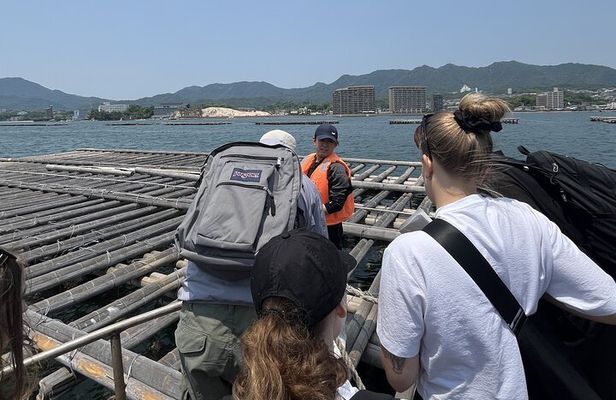 Miyajima Sea Pilgrimage to Itsukushima Shrine Oyster Farm Visit