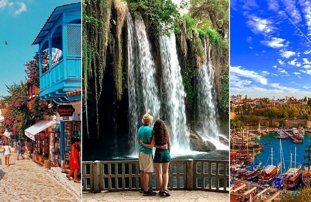 Guided Antalya City Tour /w Düden Waterfalls & Boat Trip & Lunch