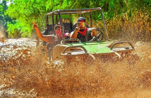 Half-Day Buggy Tour to Water cenote and Macau Beach in Punta Cana