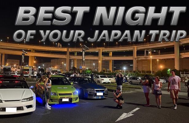Tokyo Drift Night Tour: Private R34 GT-R JDM Daikoku Car Meet