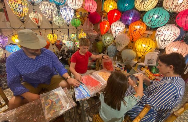 Lantern Making Class, Center Market and Private River Boat Tour