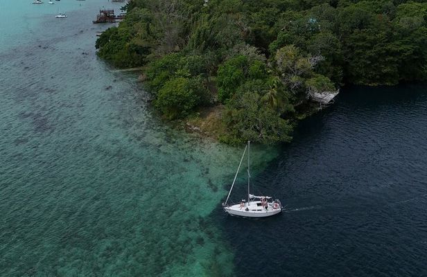 Bacalar Private Sailing Tour Open Bar with Pick Up
