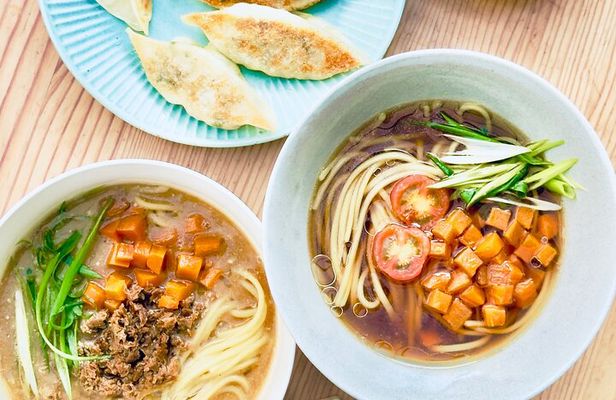 Make Vegan Ramen & Gyoza in Arashiyama,Kyoto Cooking Class