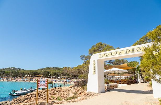 Ibiza Beach Hopper with Lunch Open Bar Paddle Surf and Snorkeling
