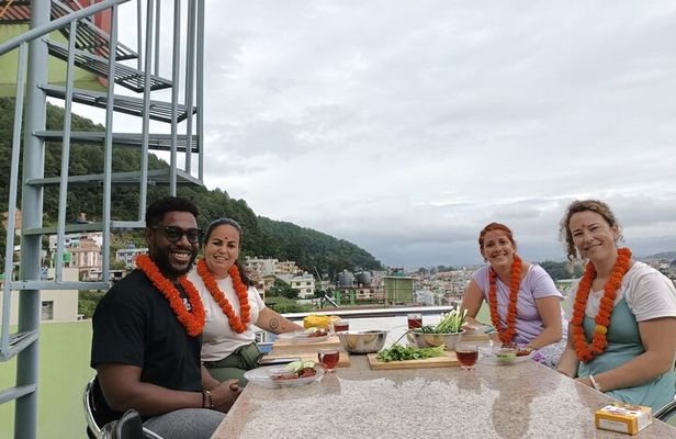 Nepali Food Cooking Class with Family in Kathmandu near Thamel 