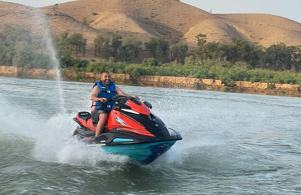Marrakech Jet Ski, Agafay Camel Ride and Fire Dinner Show Tour