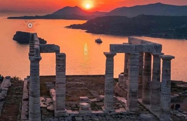 Cape Sounion Sunset Tour & Temple of Poseidon & Audio Tour