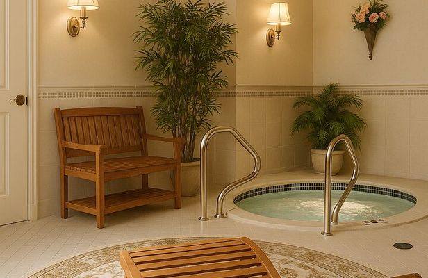 Private Spa Experience with Jacuzzi, Sauna and Hot Stone Massage