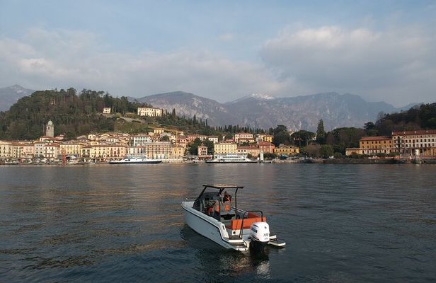 4h boat tour from Como with disembarkation in Bellagio Varenna and back