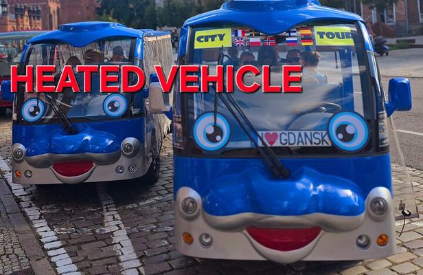 Gdansk City Tour Sightseeing by Golf Cart Shared or Private