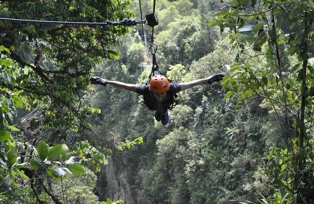 Zipline in Holy Water Baths