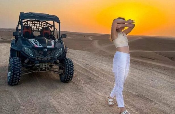 Buggy adventure in Agafay Desert with Dinner Show