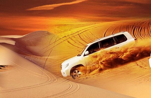 Desert Safari Tour by Car with BBQ and Live Performances