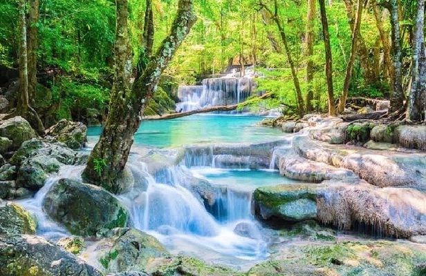 Kanchanaburi Day Trip: WWII Death Railway & Erawan Falls