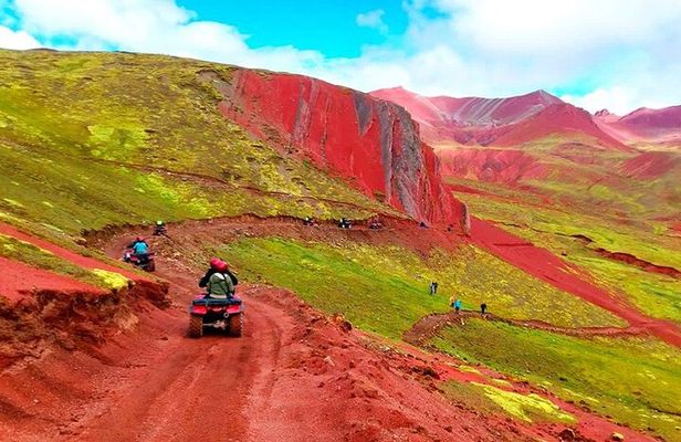 ATV Adventure to Rainbow Mountain and red valley from Cusco