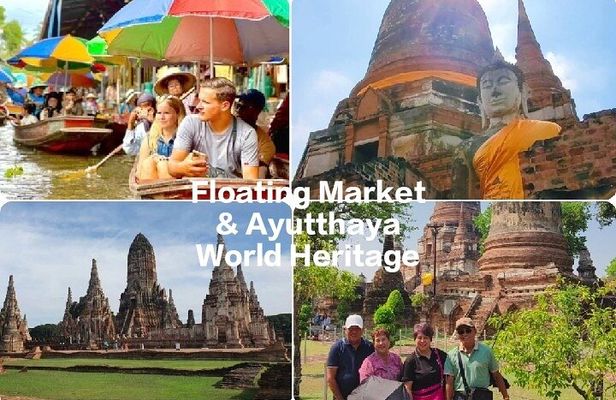 Full Day Tour Traditional Boat and Ayutthaya World Heritage 