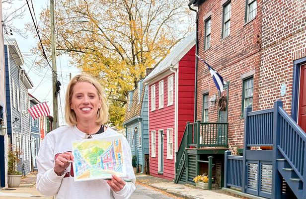 Urban Sketching and Painting Activity in Old Town Annapolis