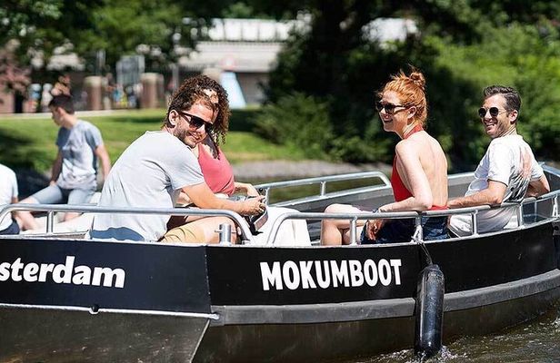 Amsterdam Canal Boat Rental - Sail Yourself without a License