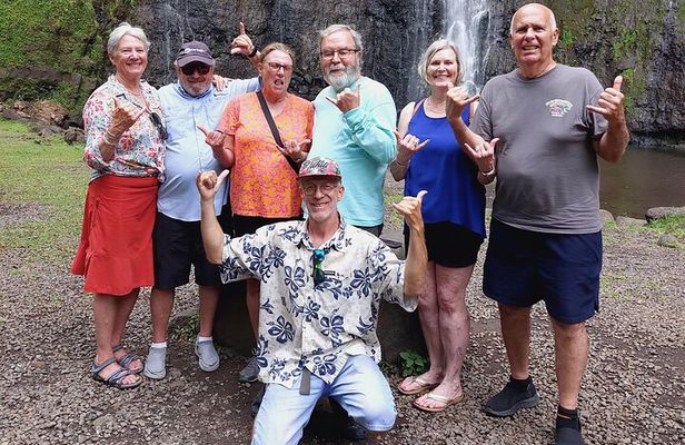 Small Group Shared Tahiti Circle Island Waterfalls and Views
