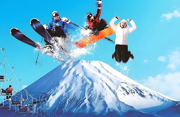 Mt. Fuji Skiing And Onsen Experience 1 Day Tour