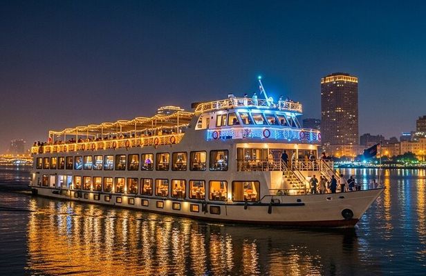 Premium Nile Dinner Cruise with Live Entertainment in Cairo