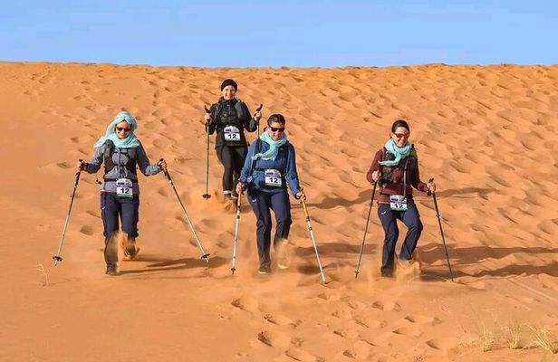 Trekking in Merzouga Desert & visit Nomad Family