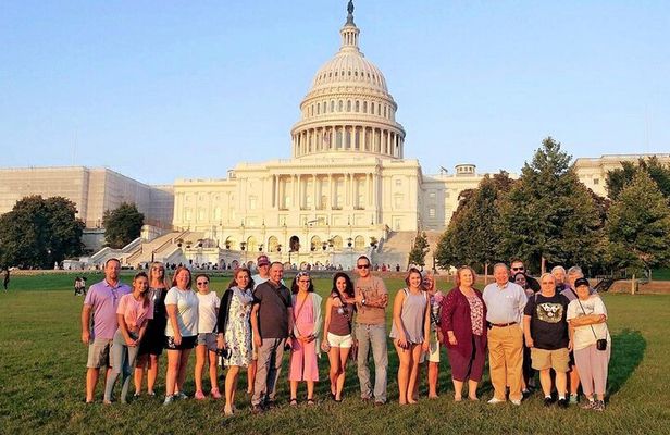 Capitol Hill & US Capitol Entry, DC Bus Tour, Arlington Cemetery