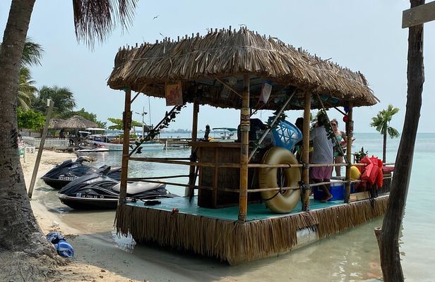 Private Tiki Boat Adventure in Caye Caulker