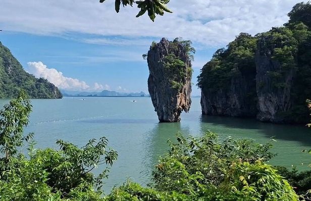 James Bond Island from Khaolak and Monkey Cave Temple