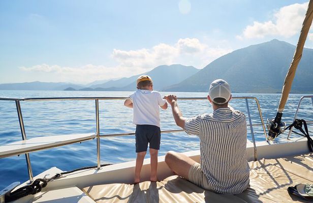 Panormo Luxury Catamaran - Gourmet Lunch, Hidden Coves & Swim