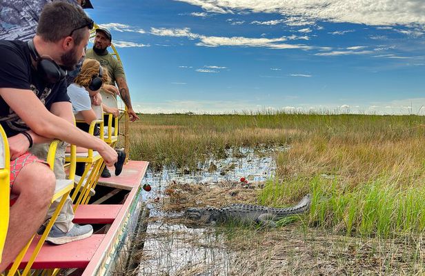 Everglades Airboat Adventure and Biscayne Bay Boat Tour