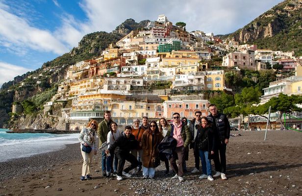 Sorrento, Positano & Amalfi Bus Tour & Boat from Naples