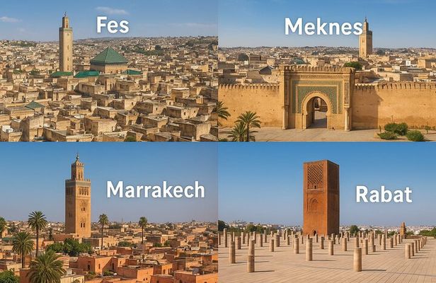 Morocco Imperial Cities 4 Day Private Tour from Fes to Marrakech