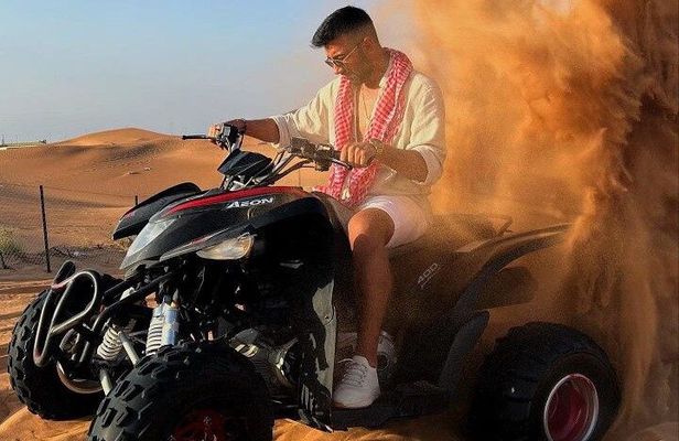 Dubai VIP Red Dunes Safari, Quad, Camel and Dinner in Desert