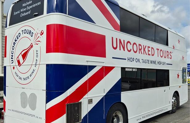 Waiheke Island: Uncorked Hop on Hop off with wine and food incl