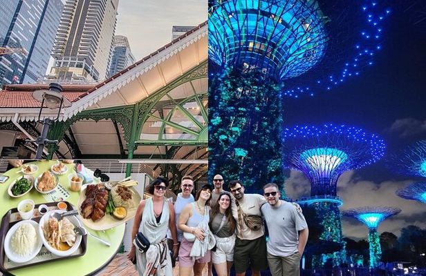 Combo: Chinatown Food tour, River cruise, 2 top-visit Light shows