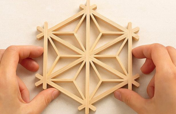 Traditional Kumiko Wood Art Class in Asakusa