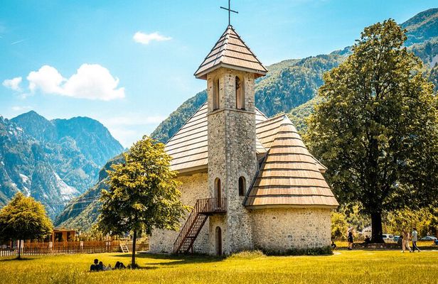 From Durres and Golem: Theth and Blue Eye Day Tour