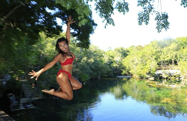 3 Mayan Snorkel Tour Open Cenote, Cenote Cave and Yalku Lagoon